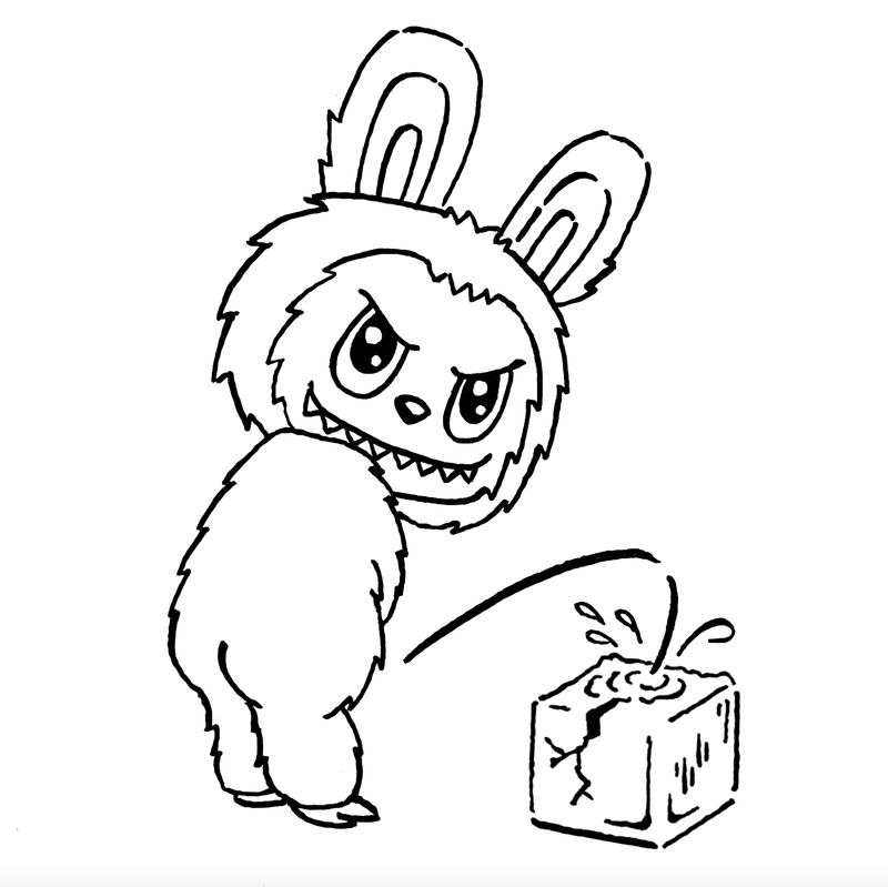 Labubu Melts ICE